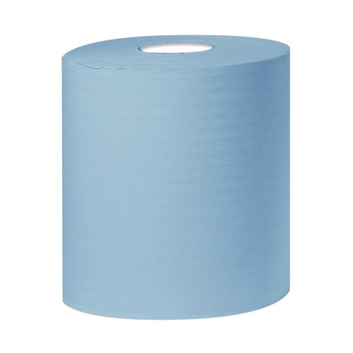 2Work 2-ply Centrefeed Roll Blue 150M PK6