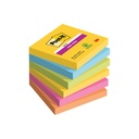 Post-it Super Sticky Notes 76x76mm Carnival PK6