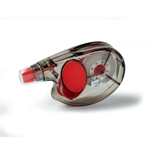 5 Star Office Side Correction Tape Roller 4.2mmx8.5m PK-10