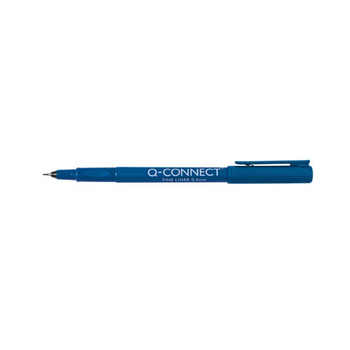 Q-Connect 0.4mm Fineliner Pens PK10