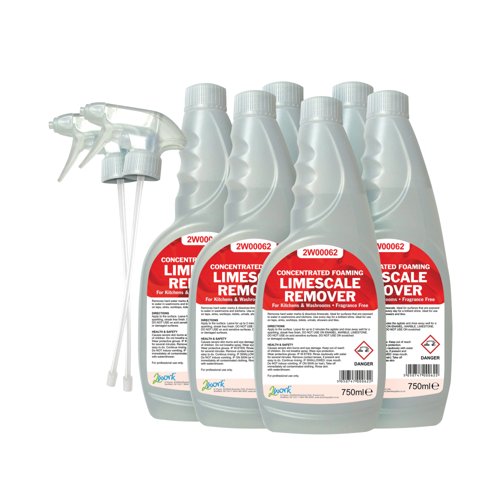 2Work Limescale Remover Trigger Spray 750ml PK6