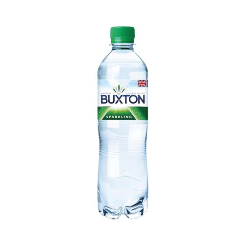 Buxton Sparkling Mineral Water 500ml Plastic Bottles PK24