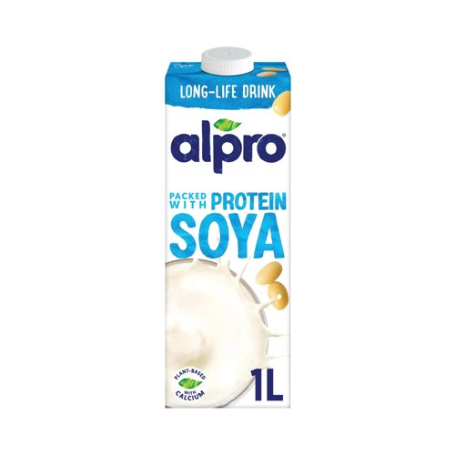 Alpro Soya Drink Sweetened with Calcium and Vitamins 1L PK8