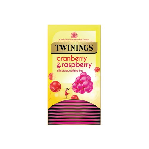 Twinings Cranberry and Raspberry Tea Bags PK20