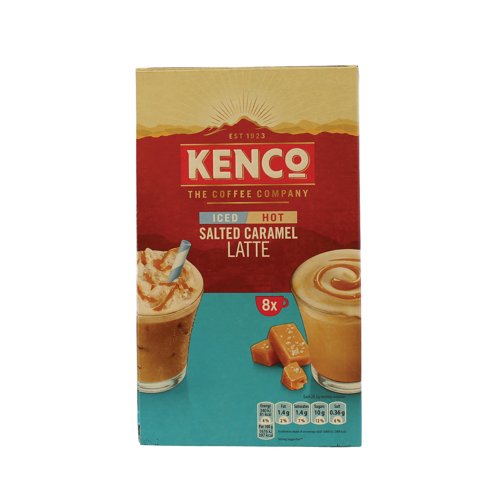 Kenco Iced/Hot Salted Caramel Latte Sachets 20.3g PK8