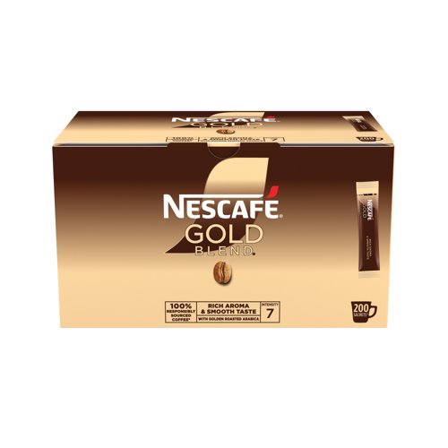 Nescafe Gold Blend One Cup Coffee Sachets Sticks PK200