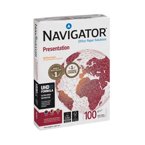 Navigator A4 Presentation Paper 100gsm White PK2500