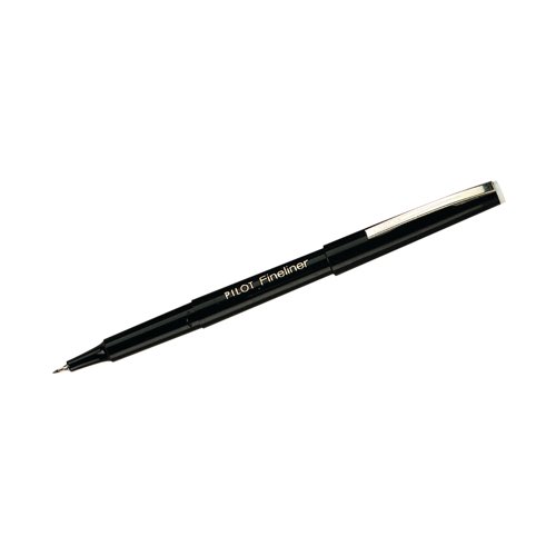 Pilot Fineliner Black Pens SWPP PK12