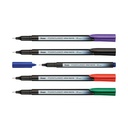 Pentel S40 Pointliners Assorted Colours S40-6 PK6
