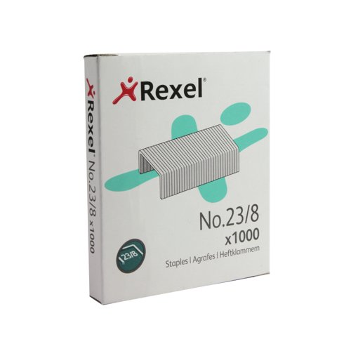 Rexel No.23 8mm 23/8 Staples PK1000
