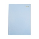 5 Star A4 Day Per Page Diary Soft Blue 2027