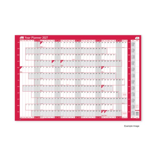 Sasco Year Planner Super Compact Unmounted 2027