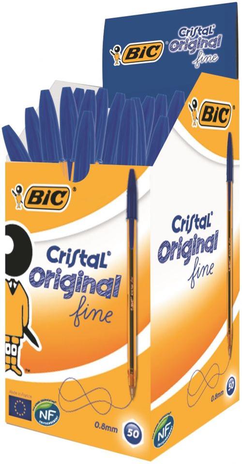 Bic Cristal Ballpoint Pen Fine PK50