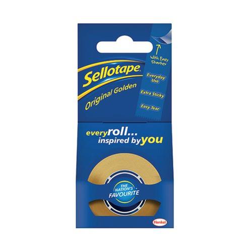 Sellotape Original Golden Tape Small Core