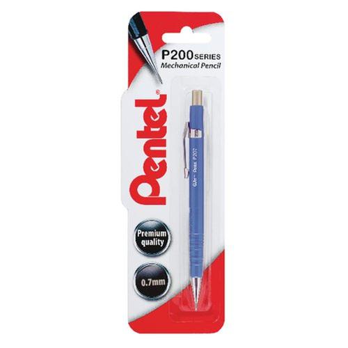 Pentel P200 Automatic Pencil 0.7mm Blue Barrel