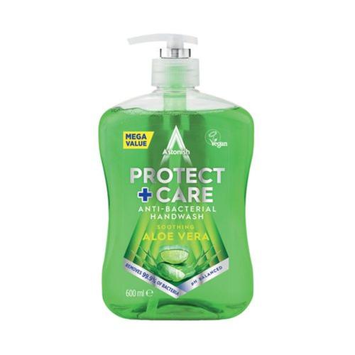 Astonish Antibacterial Handwash Aloe Vera Green 650ml PK12
