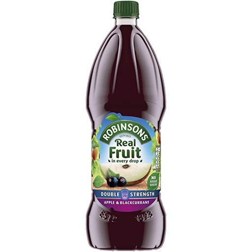 Robinsons Double Strength Squash 1.75L Apple & Blackcurrant