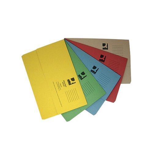 Q-Connect Document Wallet Foolscap PK50