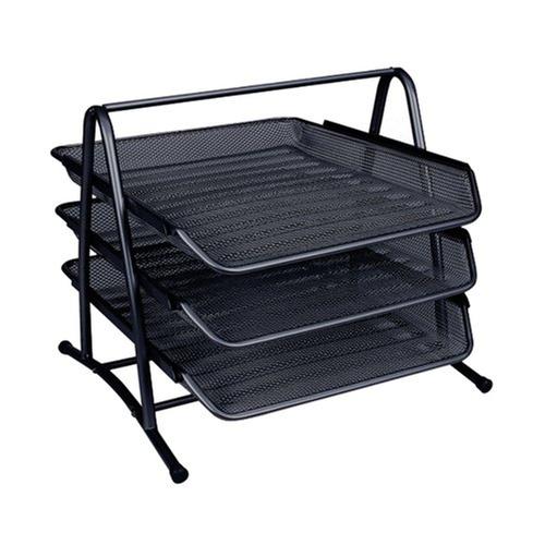 Q-Connect Mesh Letter Trays 3 Tray Set