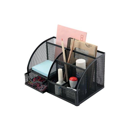 Q-Connect Mesh Curved Desktop Organisers