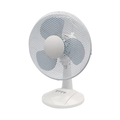 Q-Connect Desk Fans Three Speed White
