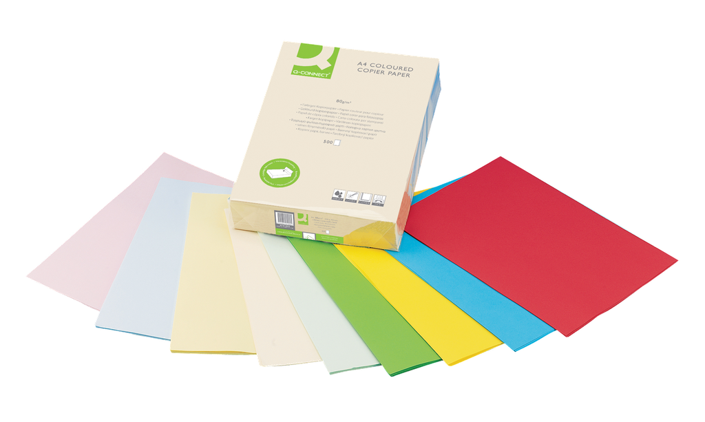 Q-Connect A4 Coloured Paper 80gsm PK500