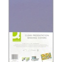 Q-Connect Clear PVC Binding Covers A4