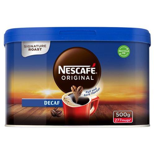 Nescafe Original Instant Decaf Coffee Granules 500g