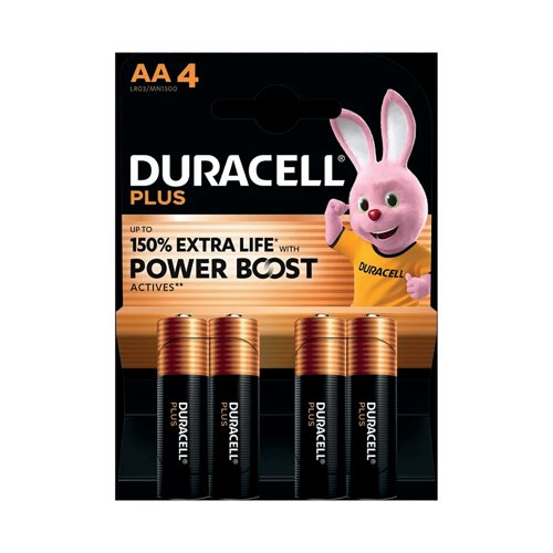 Duracell Plus Alkaline 150% Extra Life AA Batteries