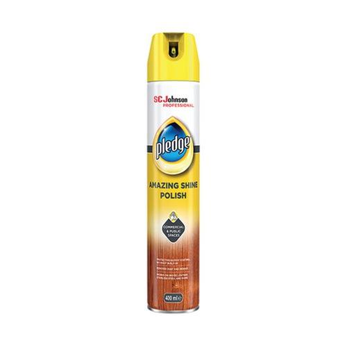 Pledge Natural Wood Furniture Polish 400ml Workline