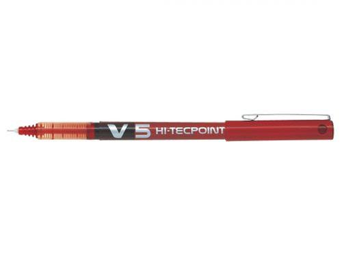 Pilot V5 Hi-TecPoint Pens Extra Fine 0.5mm (0.3mm) PK12