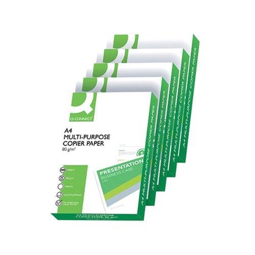 [KF01087] Q-Connect A4 Paper White 80gsm PK2500
