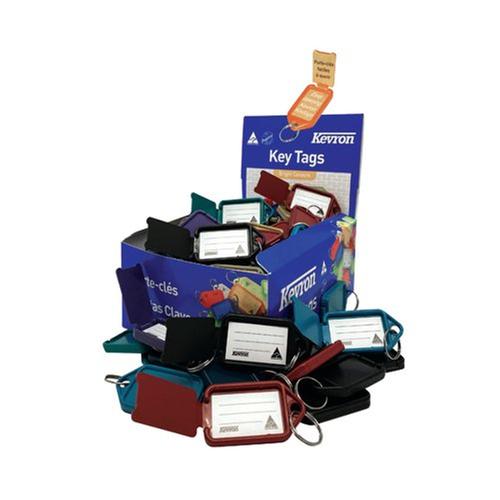 [SP00938] Kevron Recycled Plastic Key Tags Assorted PK100