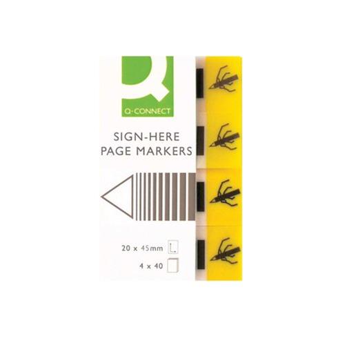 [KF01979] Q-Connect Quick Signature Markers 160 Sheets.