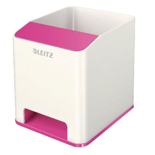 Leitz Wow Pen Pot Two Tone With Sound Booster