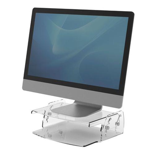 Fellowes Clarity Series Clear Acrylic Monitor Risers | Workline