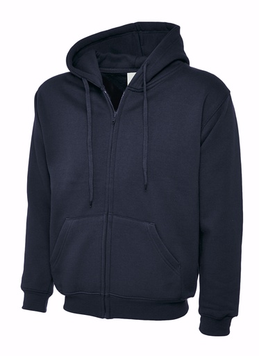 Uneek Full Zip Hoodie UC504 Navy Blue