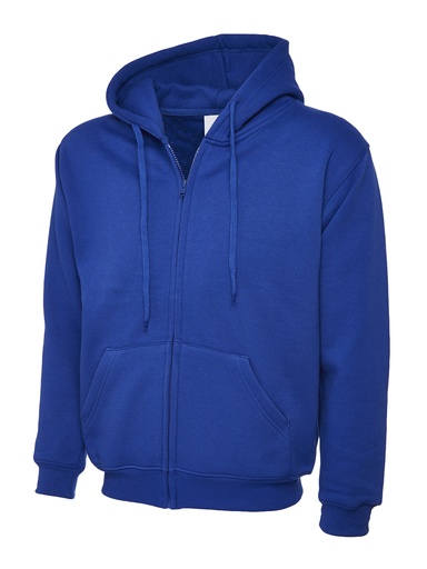 Uneek Full Zip Hoodie UC504 Royal Blue