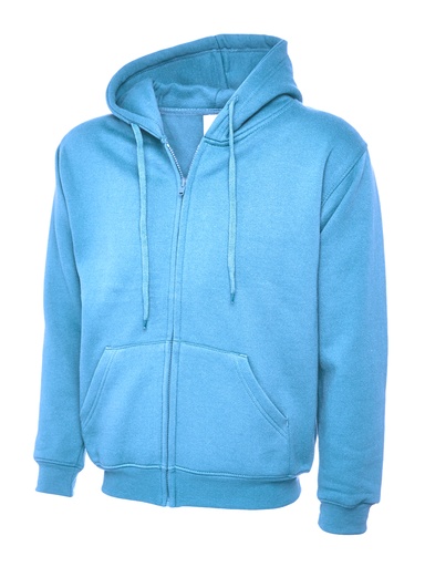 Uneek Full Zip Hoodie UC504  Sky Blue