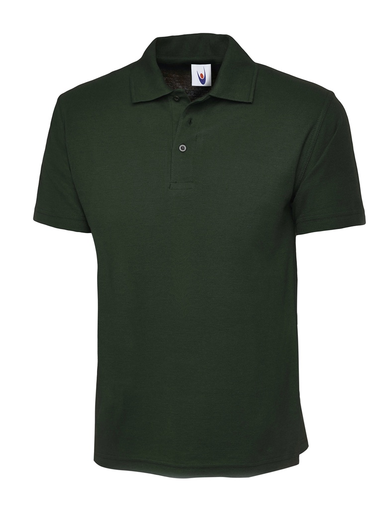 Uneek Classic Polo Shirt Unisex UC101 Bottle Green Workline