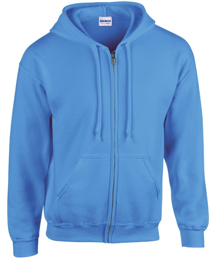 [GD058CB] Gildan Heavy Blend Full Zip Hooded Sweatshirt GD058 Carolina Blue