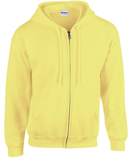 [GD058SG] Gildan Heavy Blend Full Zip Hooded Sweatshirt GD058 Safety Green