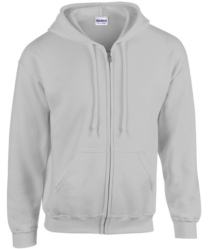 [GD058SG] Gildan Heavy Blend Full Zip Hooded Sweatshirt GD058 Sport Grey