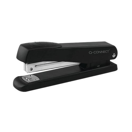 Q-Connect Full Strip Metal Stapler 20 Sheet Black | Workline