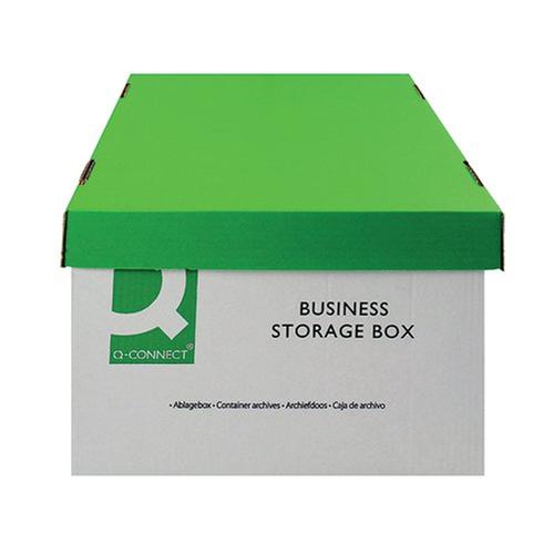 [KF21660] Q-Connect Business Storage Box W327xD387xH250mm PK10