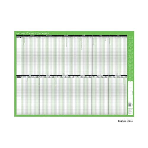 [KFSPU] Q-Connect Staff Planners Unmounted 855mm x 610mm 2026
