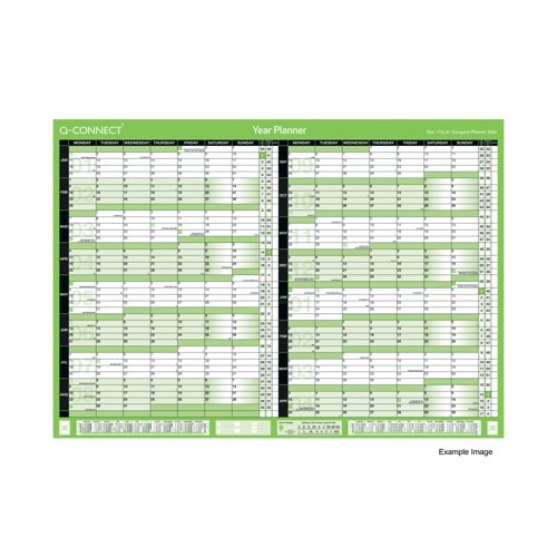 [KFBPU2] Q-Connect 16 Month Planners Unmounted A2 2026