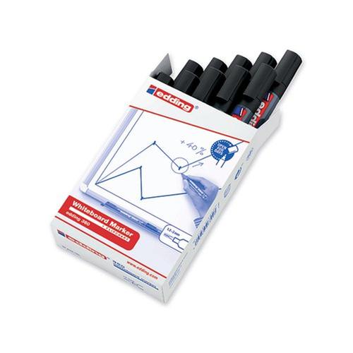 Edding 360 Drywipe Markers Bullet Tip Black