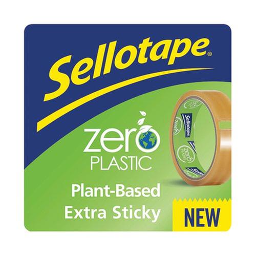 Sellotape Zero Plastic Plant Based Tape 24mm x 30M