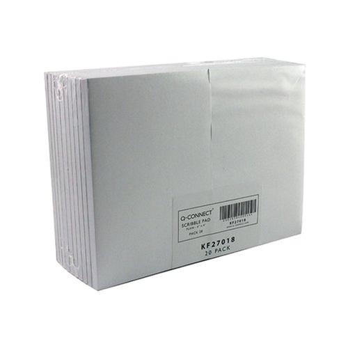 Q-Connect Scribble Pads Plain PK20